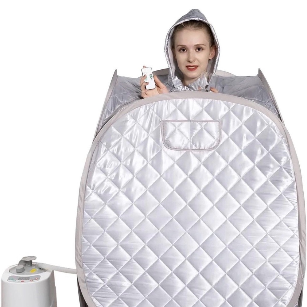 Smartmak Portable Sauna Kit, one Person Full Body at Home Spa Hat Tent